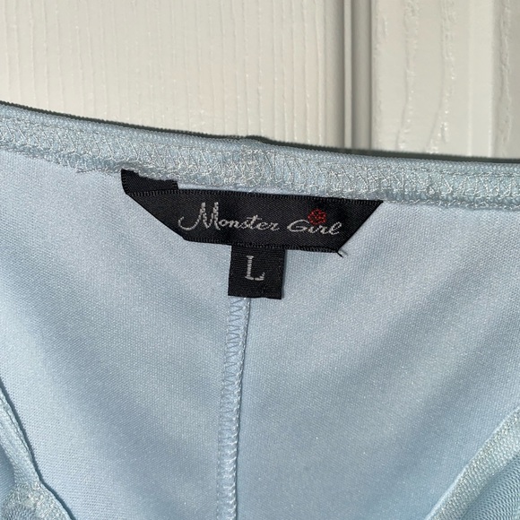 💟 Blue Floral Dress - Picture 4 of 6